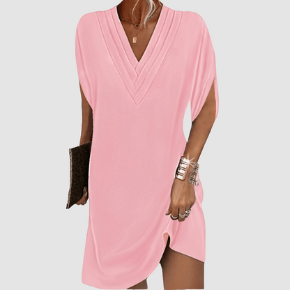 Alysa™ elegante jurk met halve mouwen