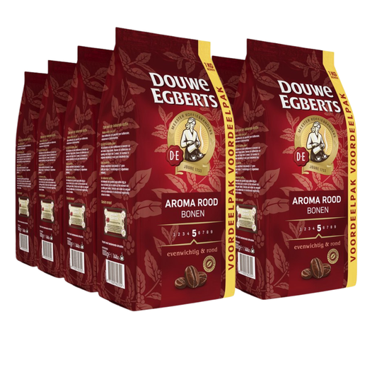 Douwe Egberts Aroma Rood Koffiebonen - 8 x 1KG