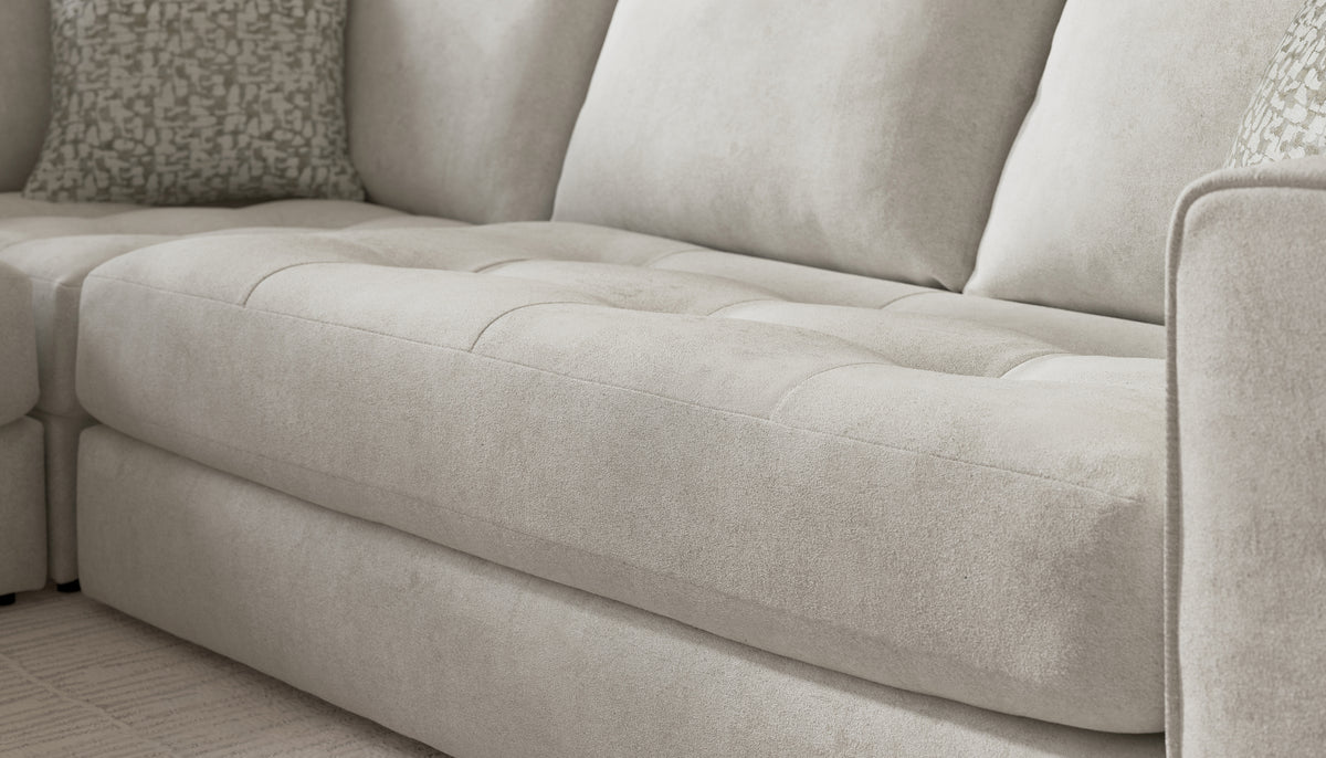 Ascot – 3 Corner 3 Sofa with Bench Seat – Beige
