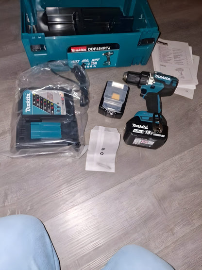 Makita DHW080PT2 | LXT | 2×18 V | Hogedrukreiniger | 80bar | 2 x 5.0 Ah accu + duo snellader