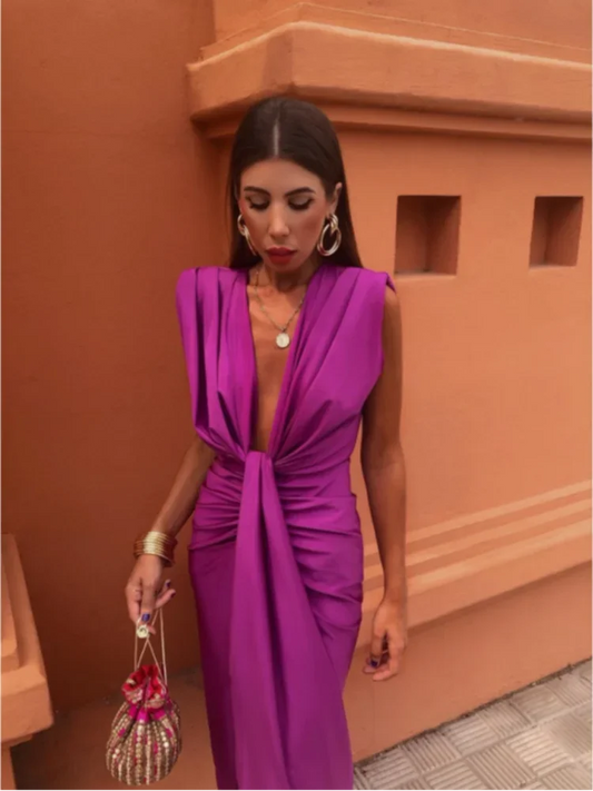 Lily | Elegante Plissé Jurk