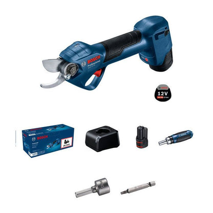 Sécateur Bosch Professional GGP 12V-25 – 2 batteries 3 Ah et chargeur – photo 1