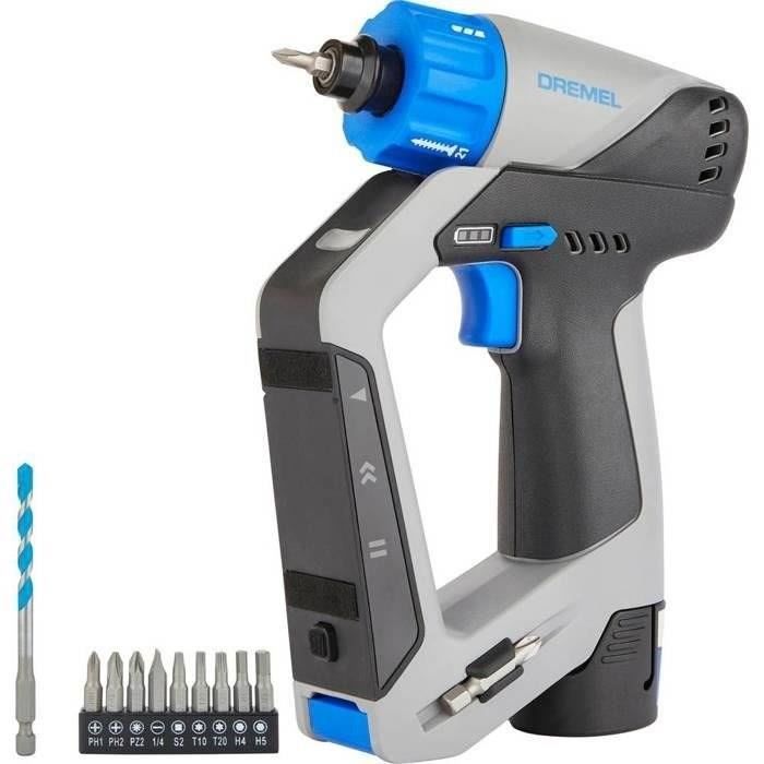 Perceuse 3-en-1 Dremel Blueprint DD12V-S1 – batterie 2 Ah et chargeur – photo 1