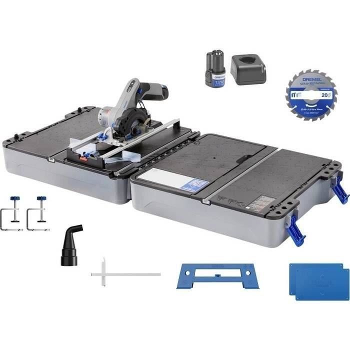Station de sciage Dremel Blueprint CS12V-S1C avec batterie et chargeur – photo 1