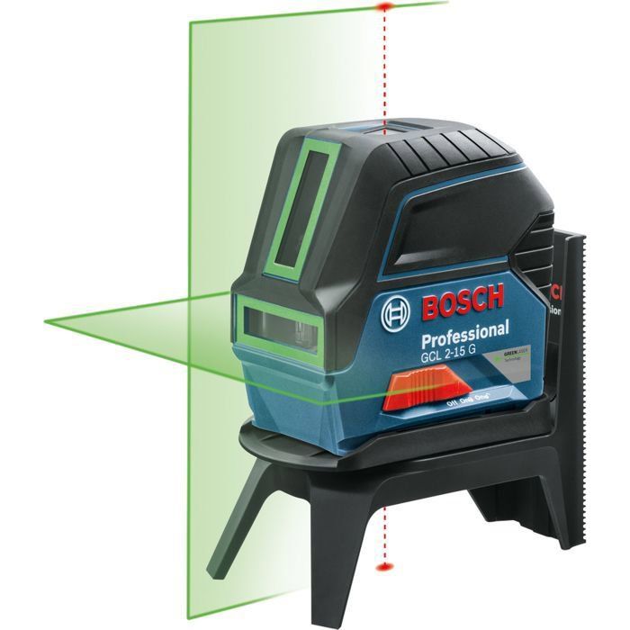 Laser lignes vertes Bosch Professional GCL 2-15 G – supports RM1 et BM3 – photo 2
