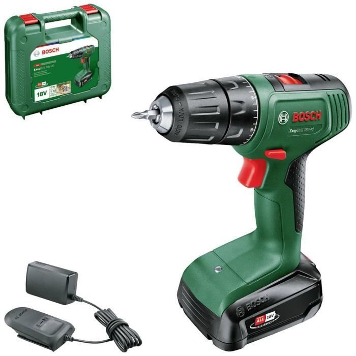 Perceuse-visseuse Bosch EasyDrill 18V-40 – batterie 2 Ah et chargeur – photo 1