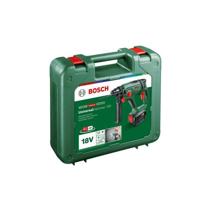 Perforateur Bosch UniversalHammer 18V SDS-Plus – batterie 4 Ah et coffret – photo 6