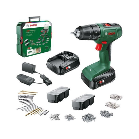 Perceuse-visseuse Bosch EasyDrill 18V-40 – 2 batteries 1,5 Ah et 241 accessoires – photo 1