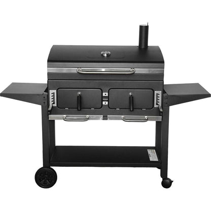 Barbecue Grill Charbon de Bois REVO Seville XL – Fumoir – Bac à Charbon Réglable