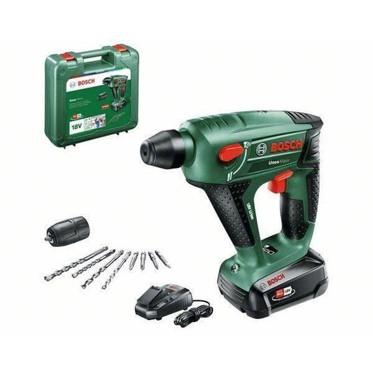 Perforateur Bosch Uneo Maxx 18 V – batterie 2,5 Ah et accessoires – photo 1