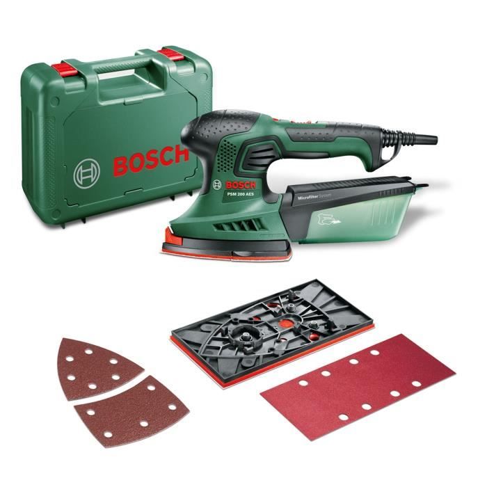 Ponceuse multifonction Bosch PSM 200 AES – 200 W et coffret – photo 3