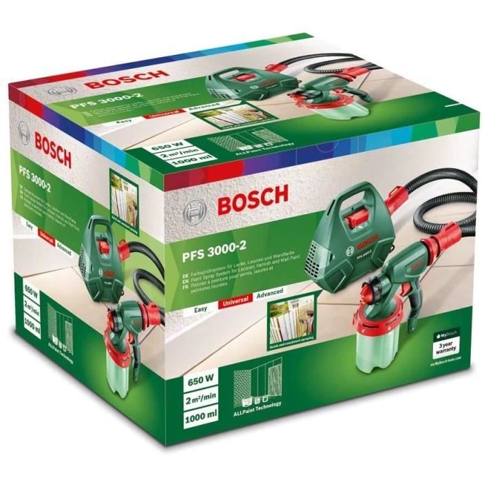 Pistolet à peinture Bosch PFS 3000-2 – 650 W – photo 2