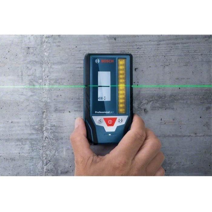 Cellule de réception Bosch Professional LR 7 – lasers rouges et verts – photo 4