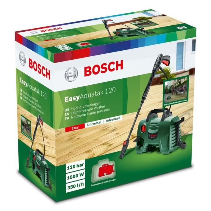 Nettoyeur haute pression Bosch EasyAquatak 120 – 1 500 W, 120 bar – photo 6