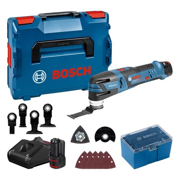 Découpeur-ponceur Bosch Professional GOP 12V-28 – 2 batteries 3 Ah – photo 1