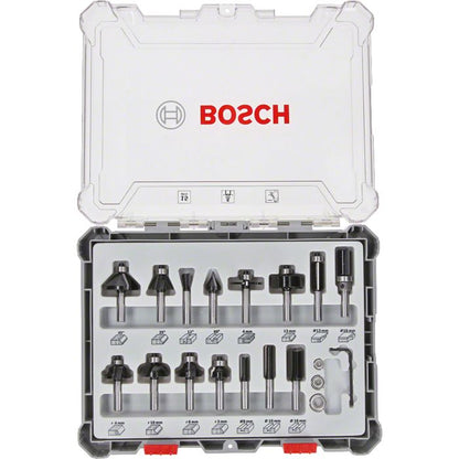 Coffret Bosch de 15 fraises mixtes à queue de 6 mm – photo 3