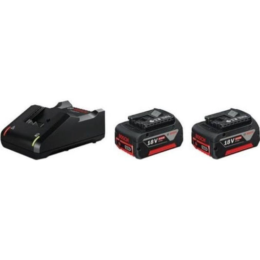 Pack Bosch Professional de 2 batteries GBA 18V 4 Ah et chargeur GAL18V-40 C – photo 1