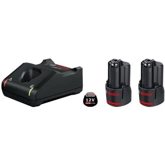 Pack Bosch Professional de 2 batteries GBA 12V 2 Ah et chargeur GAL12V-40 – photo 1