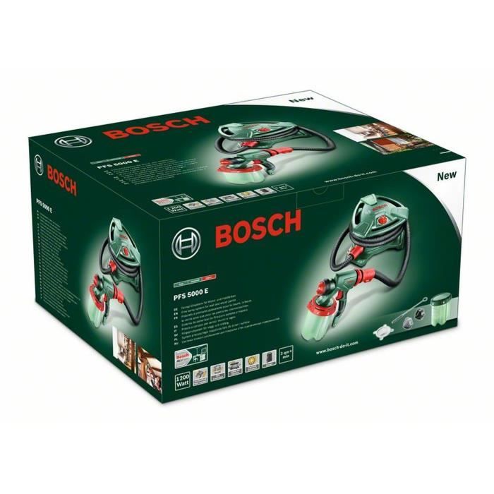 Pistolet à peinture Bosch PFS 5000 E – 1 200 W avec malaxeur – photo 2