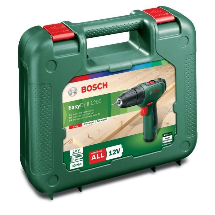 Perceuse-visseuse Bosch EasyDrill 1200 – batterie 1,5 Ah et chargeur – photo 3