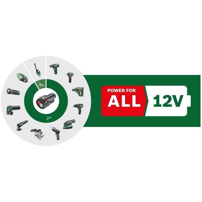 Perceuse-visseuse Bosch EasyDrill 1200 – batterie 1,5 Ah et chargeur – photo 4
