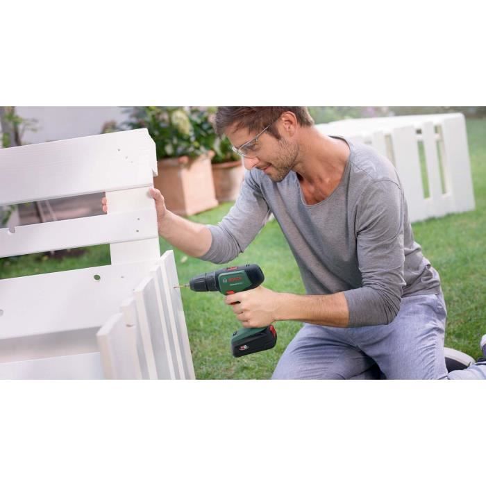 Perceuse-visseuse Bosch UniversalDrill 18V – batterie 1,5 Ah et coffret – photo 3