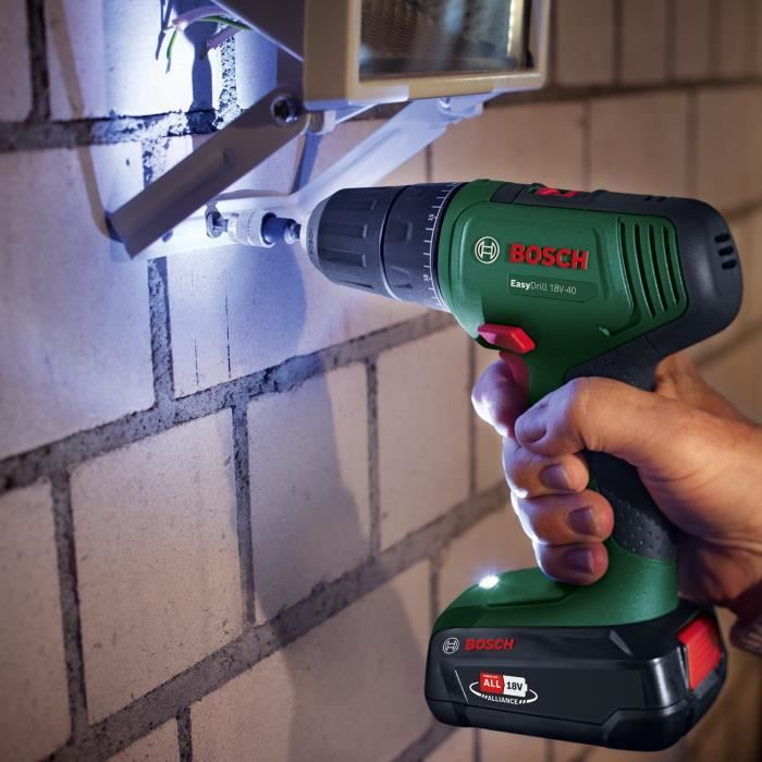 Perceuse-visseuse Bosch EasyDrill 18V-40 – 2 batteries 1,5 Ah et coffret – photo 2