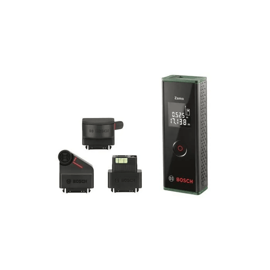 Télémètre Bosch Zamo avec 3 adaptateurs – jusqu’à 25 m – photo 1