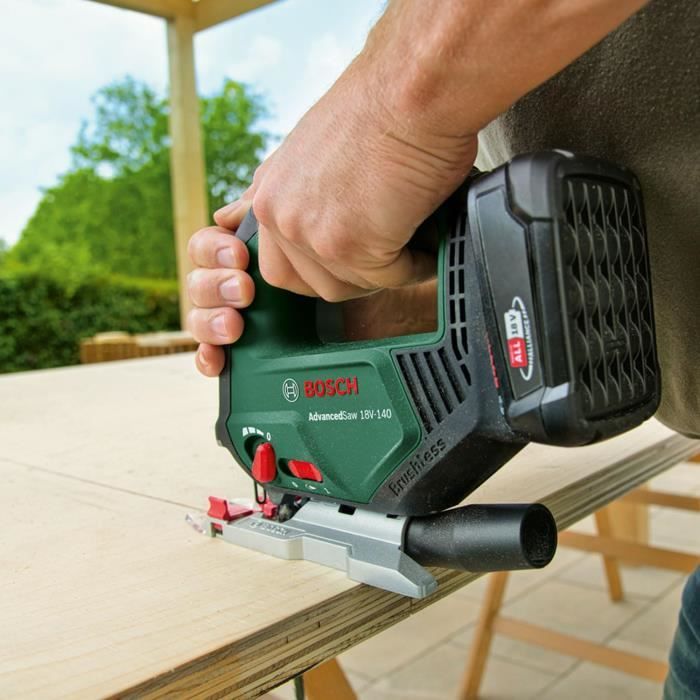 Scie sauteuse Bosch AdvancedSaw 18V-140 – batterie 2 Ah et chargeur – photo 4