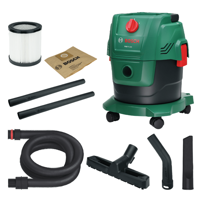 Aspirateur eau et poussière Bosch PAS 15-200 – 1 200 W, 15 l – photo 1