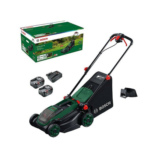 Tondeuse Bosch ROTAK18V2-38 – 2 batteries 4 Ah et chargeur – photo 1