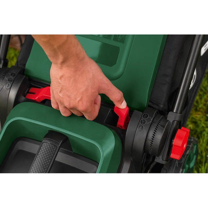 Tondeuse Bosch ROTAK18V2-38 – 2 batteries 4 Ah et chargeur – photo 3