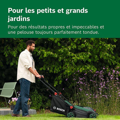 Tondeuse Bosch ROTAK18V2-38 – 2 batteries 4 Ah et chargeur – photo 4