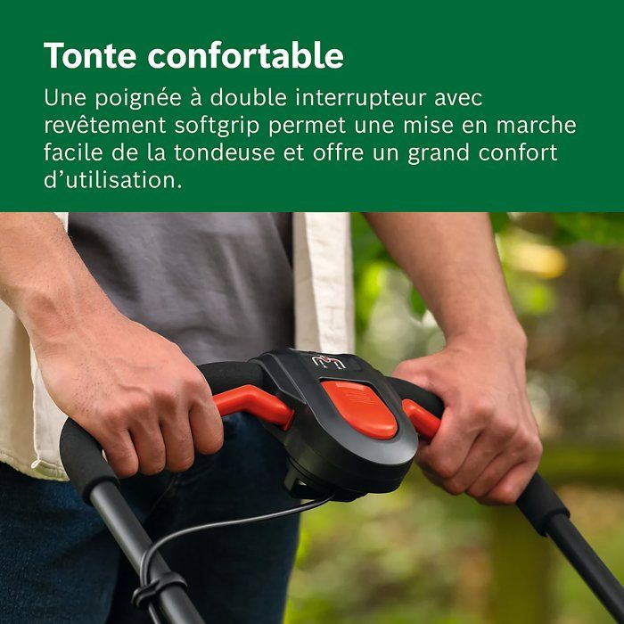 Tondeuse Bosch ROTAK18V2-38 – 2 batteries 4 Ah et chargeur – photo 5