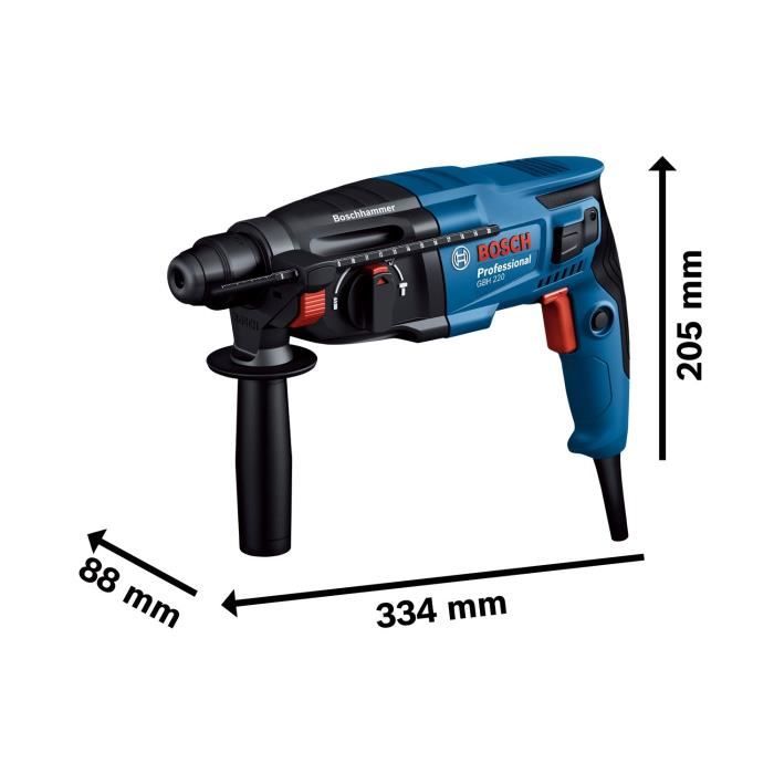 Perforateur-burineur Bosch GBH 2-21 – mandrin automatique et coffret – photo 2