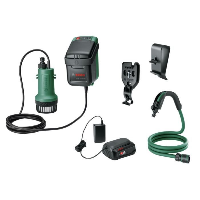 Pompe à eau Bosch GardenPump 18V-2000 – batterie et chargeur – photo 1