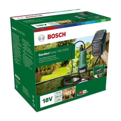 Pompe à eau Bosch GardenPump 18V-2000 – batterie et chargeur – photo 2
