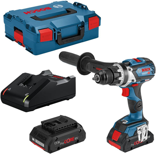 Bosch Blauw GSR 18V-110 C – 18V Li-Ion accu boor-/schroefmachine set (2×4.0Ah accu)