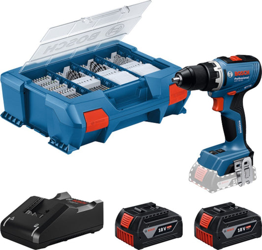 Bosch Blauw GSR 18V-65 Accu schroefboormachine set