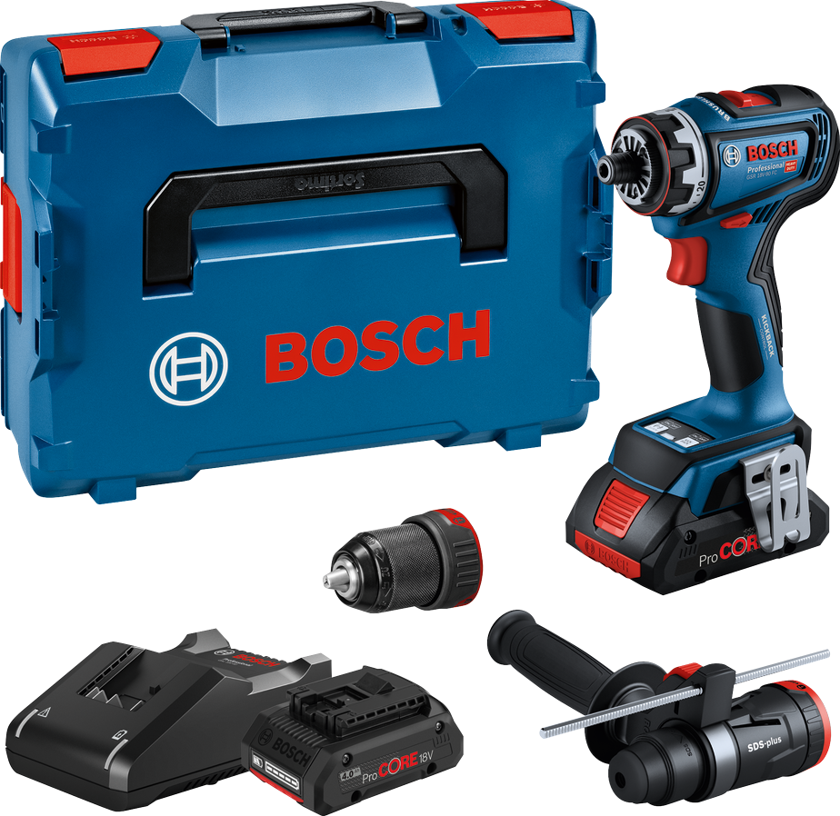Bosch Blauw GSR 18V-90 FC Accuboormachine set 18V