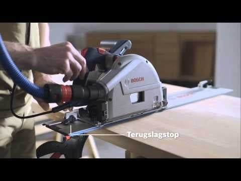 Bosch Blauw 0601675001 GKT 55 GCE invalzaagmachine 1400 Watt in L-Boxx