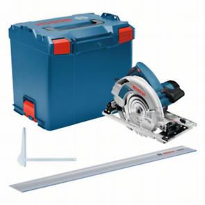 Bosch Blauw 0615990M92 GKS 85 G CIRKELZAAG in L-BOXX + FSN 1400 geleiderail