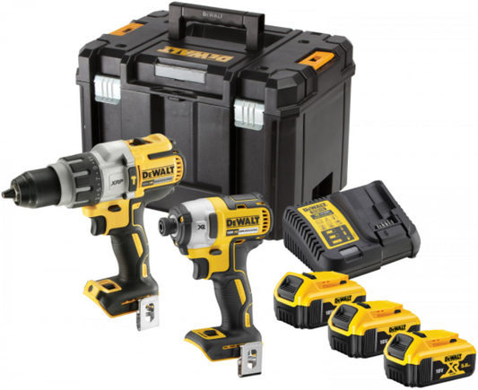 DeWalt DCK276P3T | Combiset | XRP Schroef/klopboormachine DCD996 + slagschroevendraaier DCF887 | 18V XR | Brushless | 3×5.0Ah