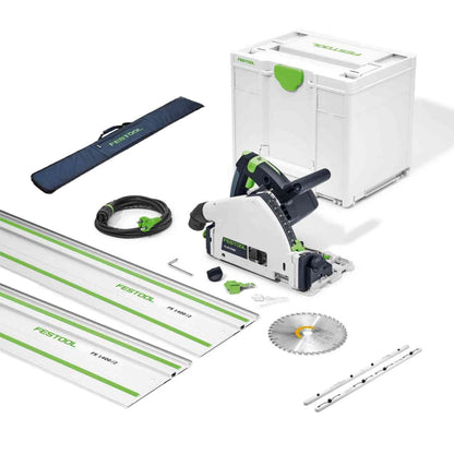 Festool 577010B TS 55 FEBQ-Plus-FS Invalzaag + 2x Liniaal FS1400/2 + 2x Koppelstuk + Foudraal