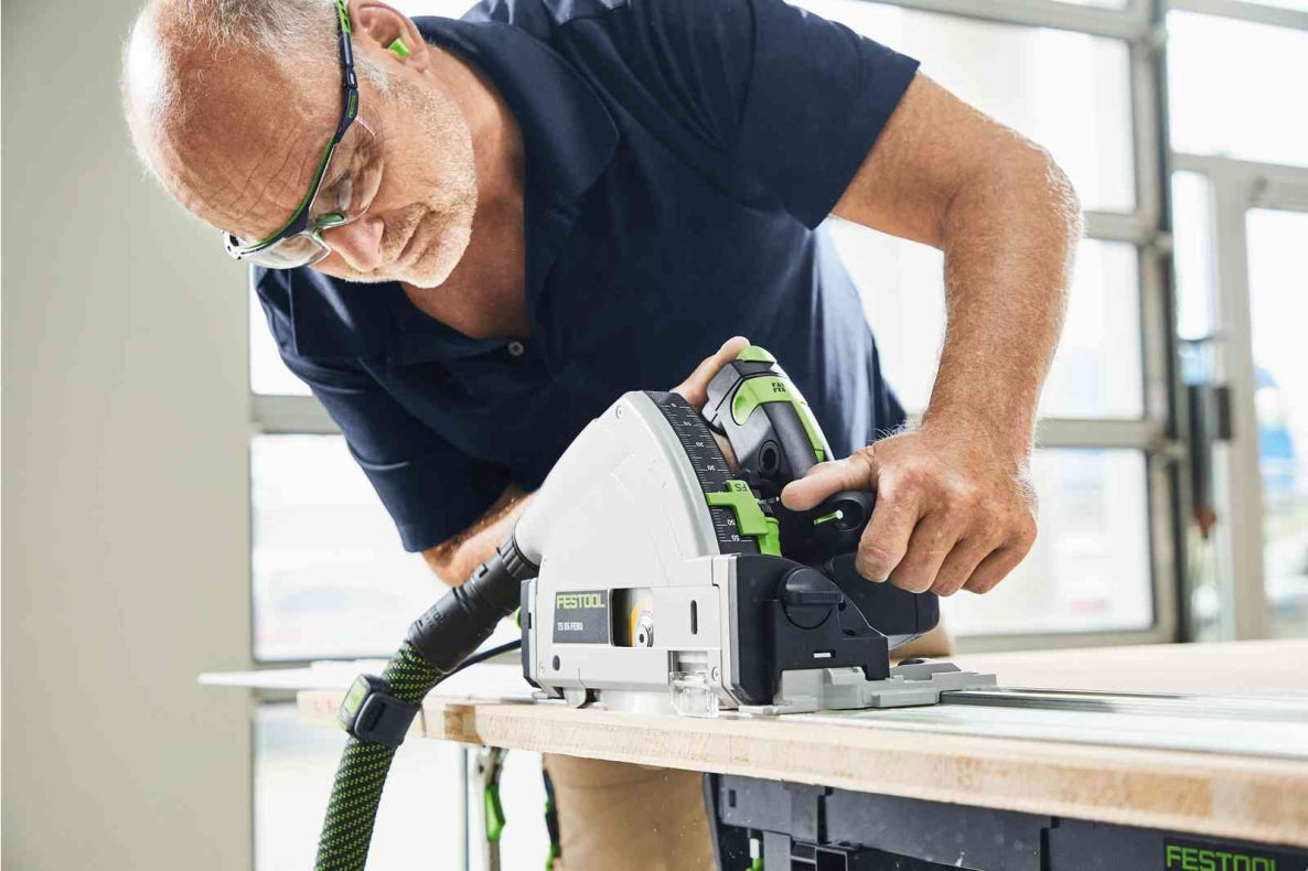 Festool 577010B TS 55 FEBQ-Plus-FS Invalzaag + 2x Liniaal FS1400/2 + 2x Koppelstuk + Foudraal
