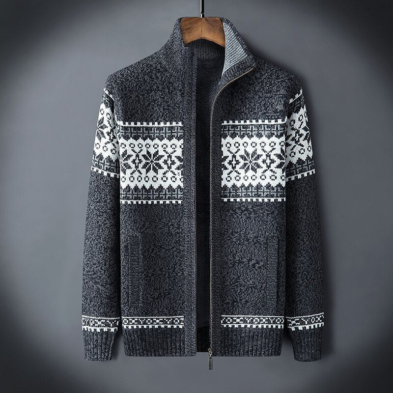 Gebreid vest voor de winter - Fedorus