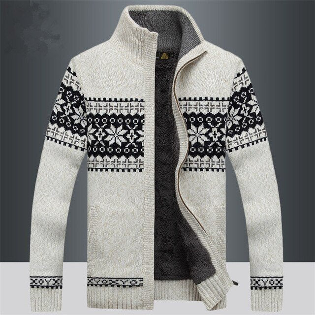 Gebreid vest voor de winter - Fedorus