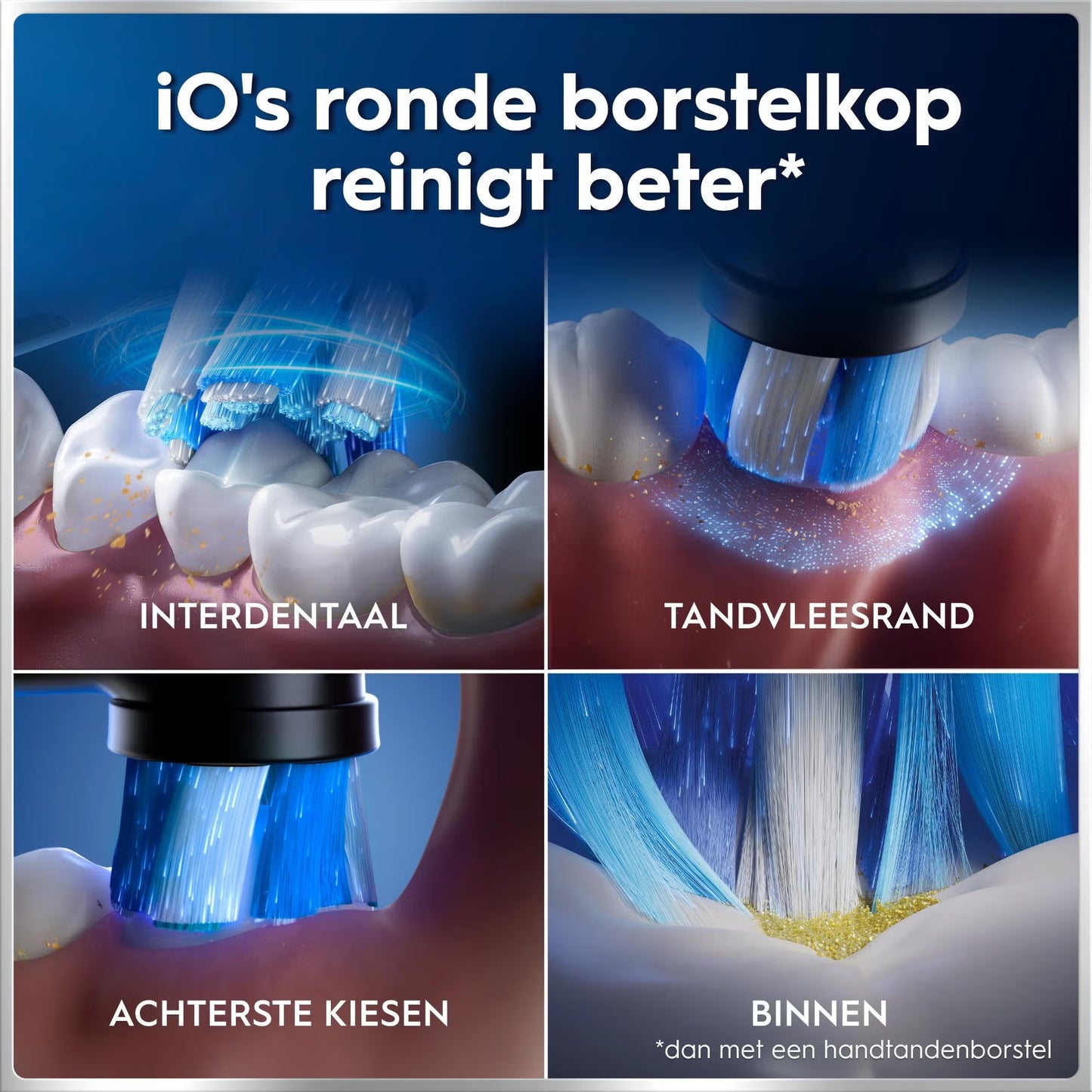 Oral-B iO 6 Elektrische Tandenborstels Zwart & Roze Duoverpakking + 10 Opzetborstels