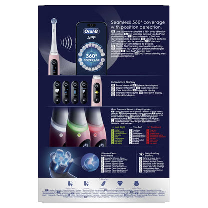 Oral-B iO 6N Elektrische Tandenborstel Roze + 10 Opzetborstels