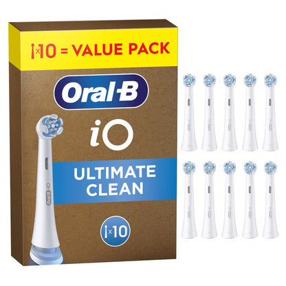 Oral-B iO 6 Elektrische Tandenborstels Wit & Roze Duoverpakking + 10 Opzetborstels